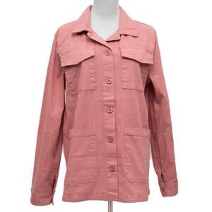 Sanctuary Rose Lightweight Basic Utility Jacket Size Medium